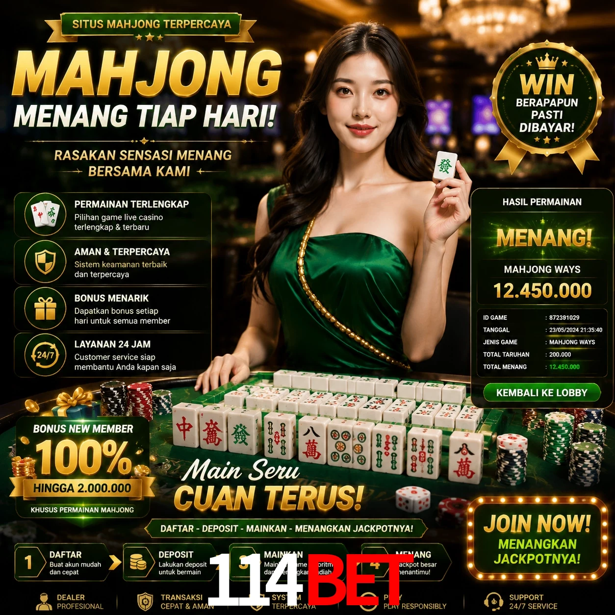 Cashback VIP 114bet - reembolso semanal